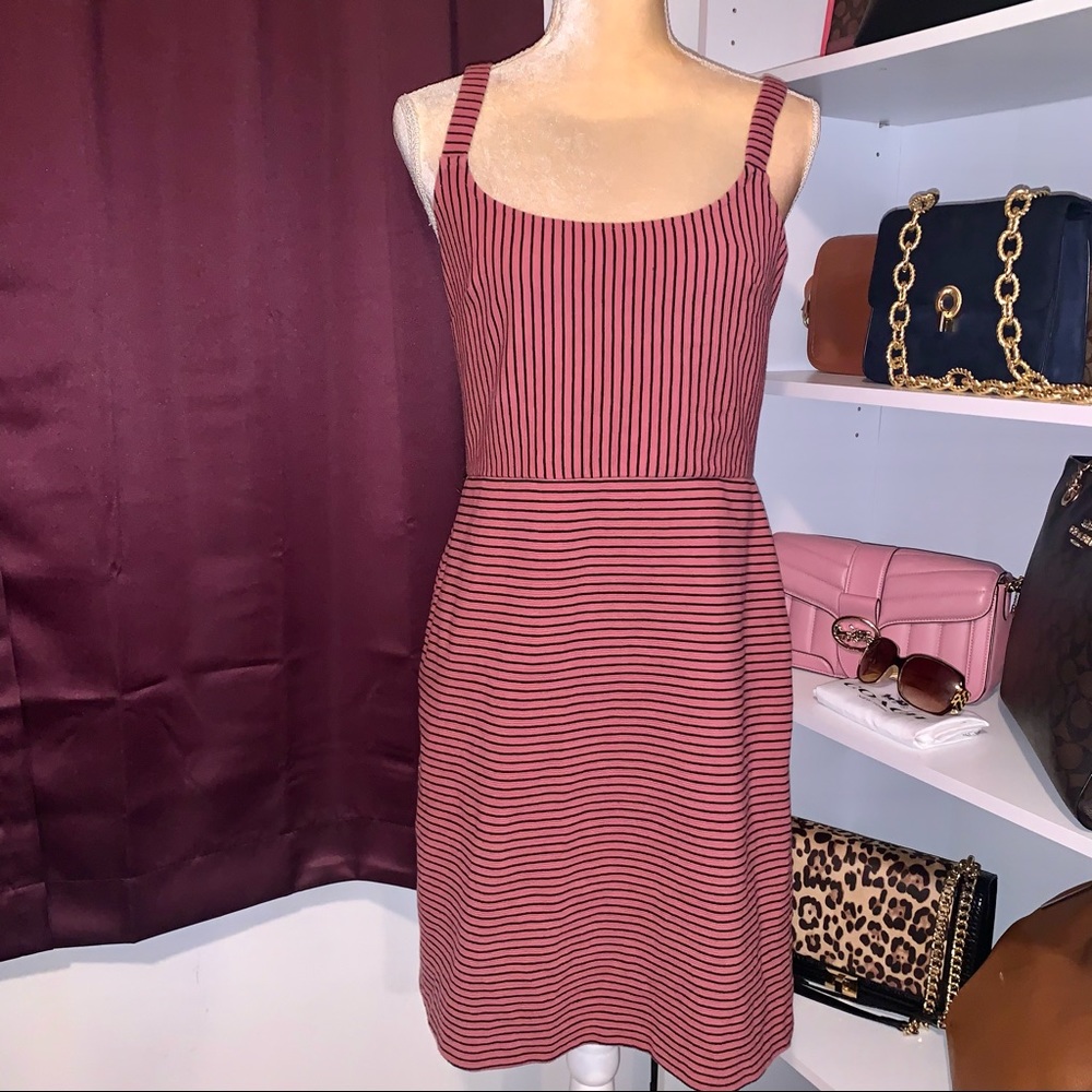 NWOT Loft Ann Taylor Stripe Sleeveless Tank Dress Size 4 Small